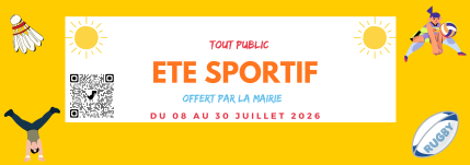 Programme sportif de l'été 2026
